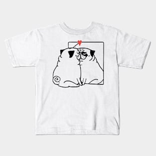 Love Yourself Pug Kids T-Shirt